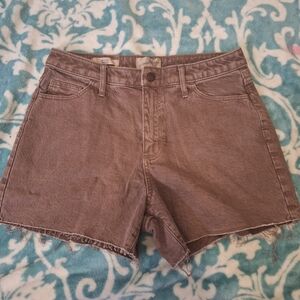 Universal Thread High Waist Brown Denim Shorts